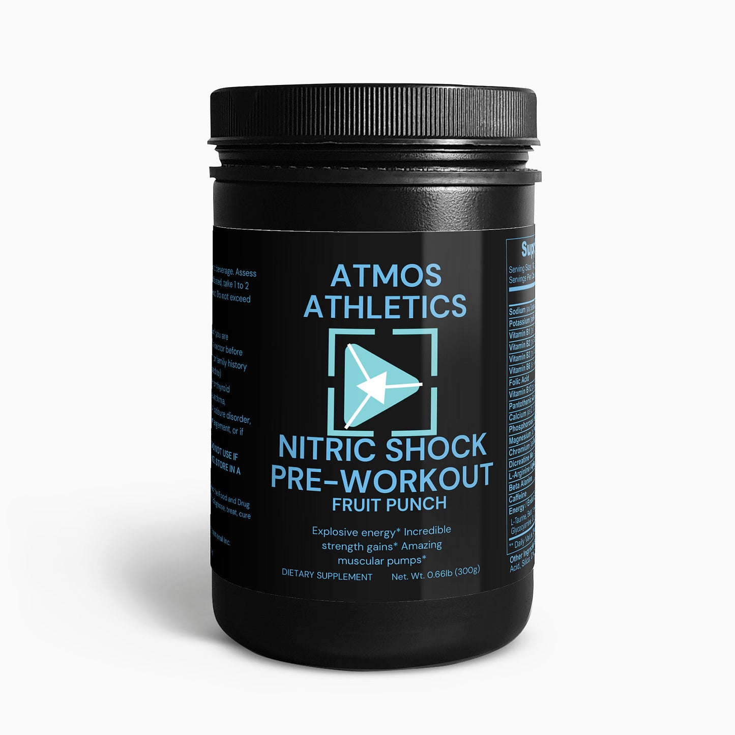 Nitric Shock Pre-Workout Powder (Fruit Punch)